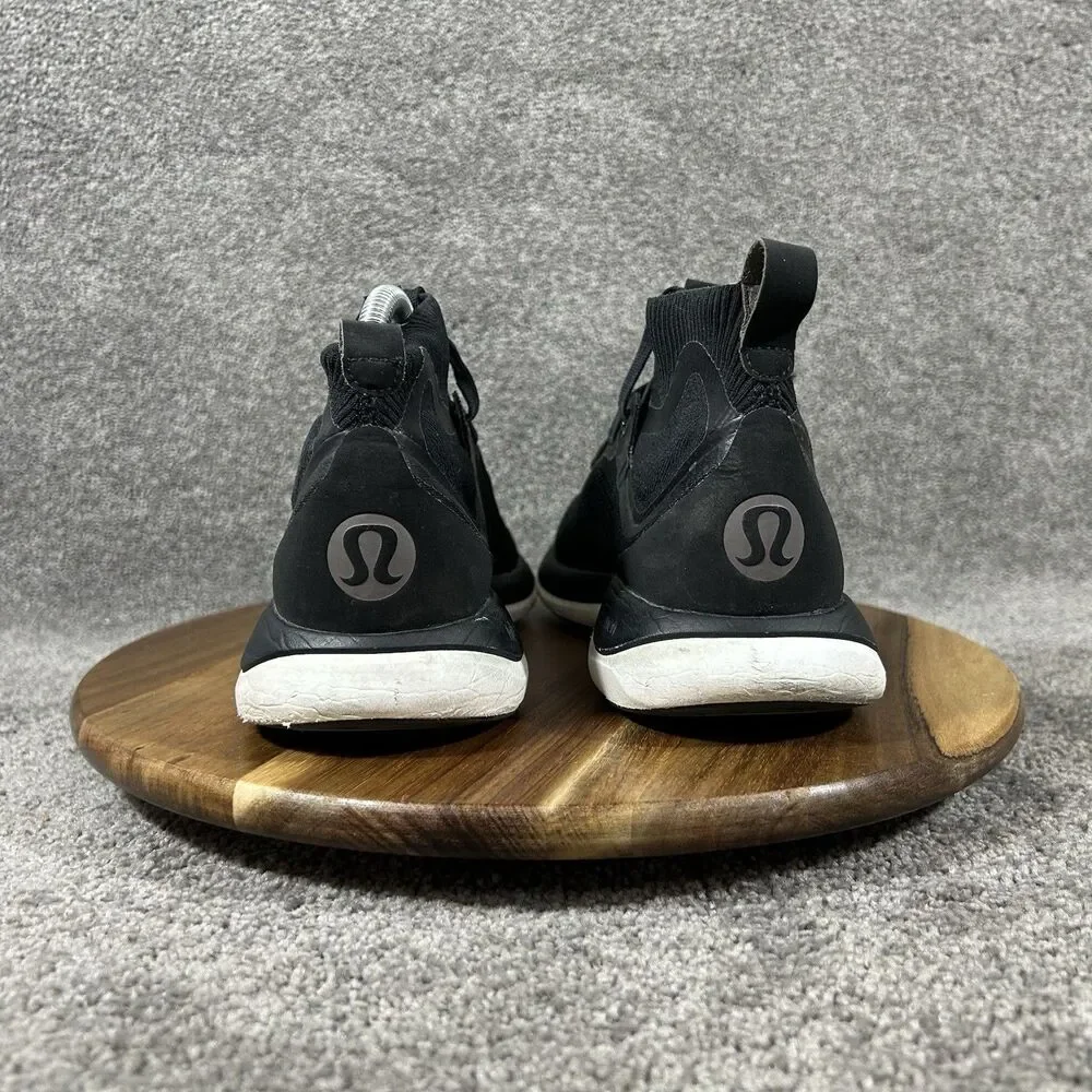 Lululemon Chargefeel Workout Mid Women’s Sz 8 Black Athletic Running Shoes Used